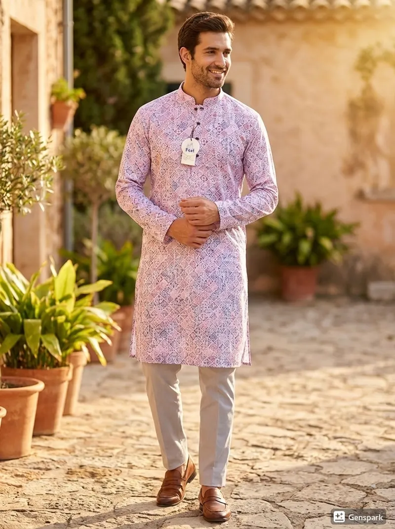 Pink Pakistani Cotton কোড -35 - Image 2