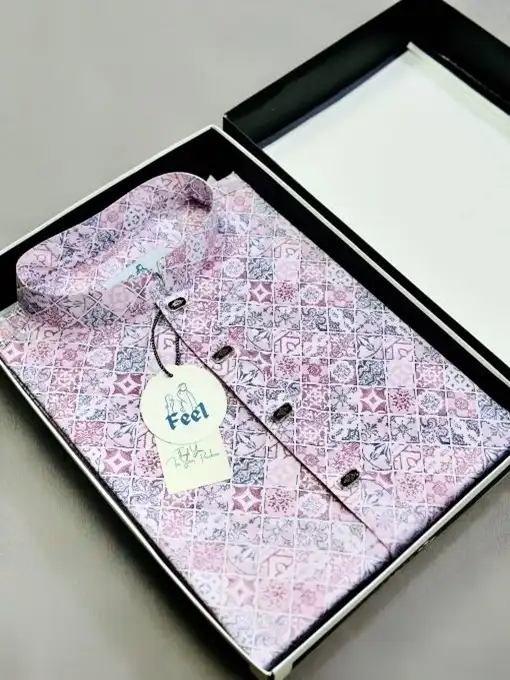 Pink Pakistani Cotton কোড -35