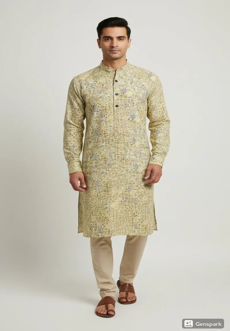 Yellow Pakistani Cotton কোড-30 - Image 2