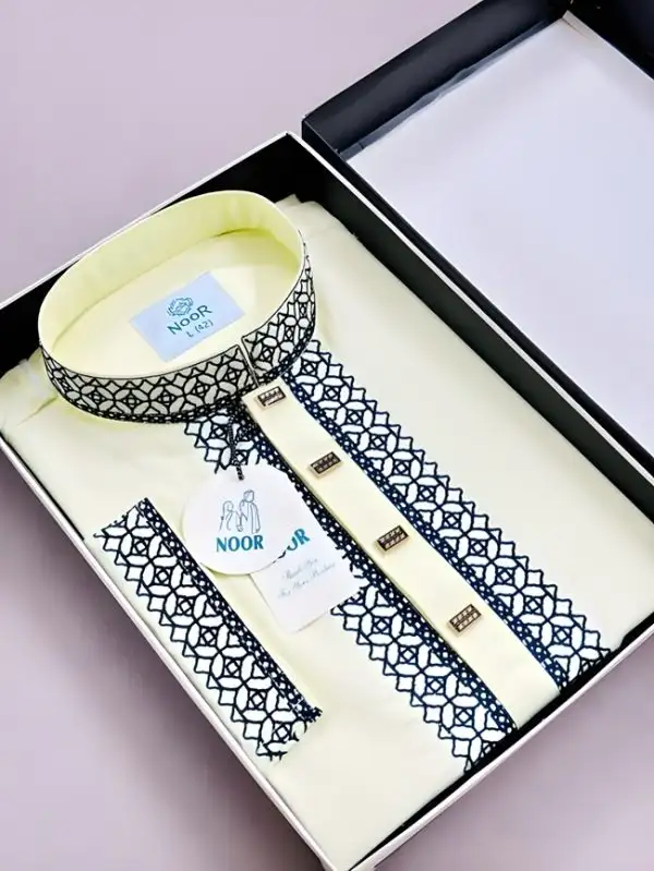 Elite Quality Embroidered Panjabi কোড- 290