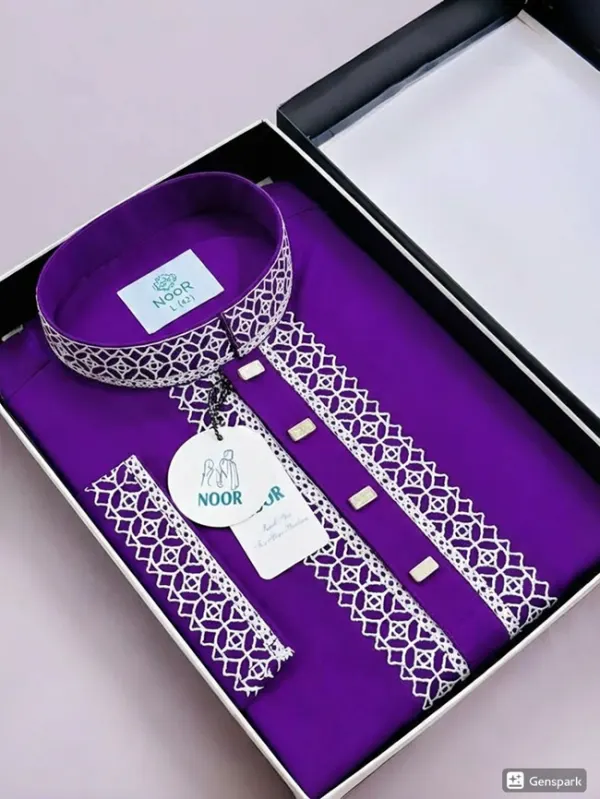 Elite Quality Embroidered Panjabi কোড- 250