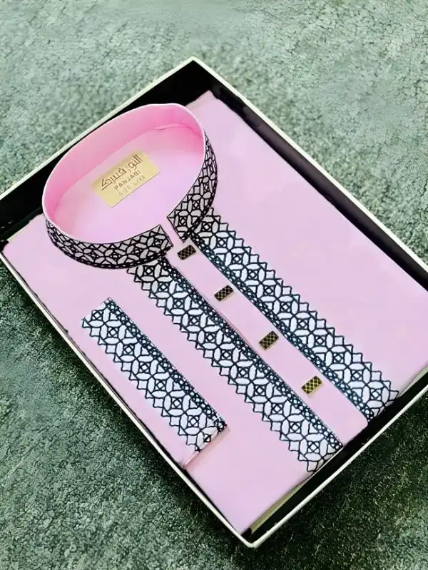 Elite Quality Embroidered Panjabi কোড- 203