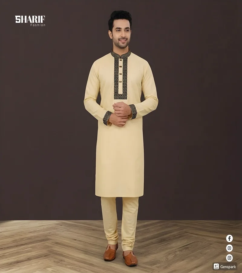 Premium Embroidery Panjabi - Image 2