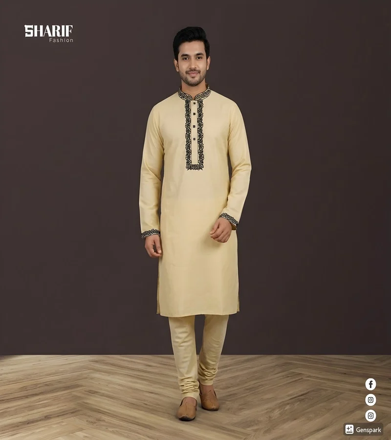 Premium Embroidery Panjabi - Image 2