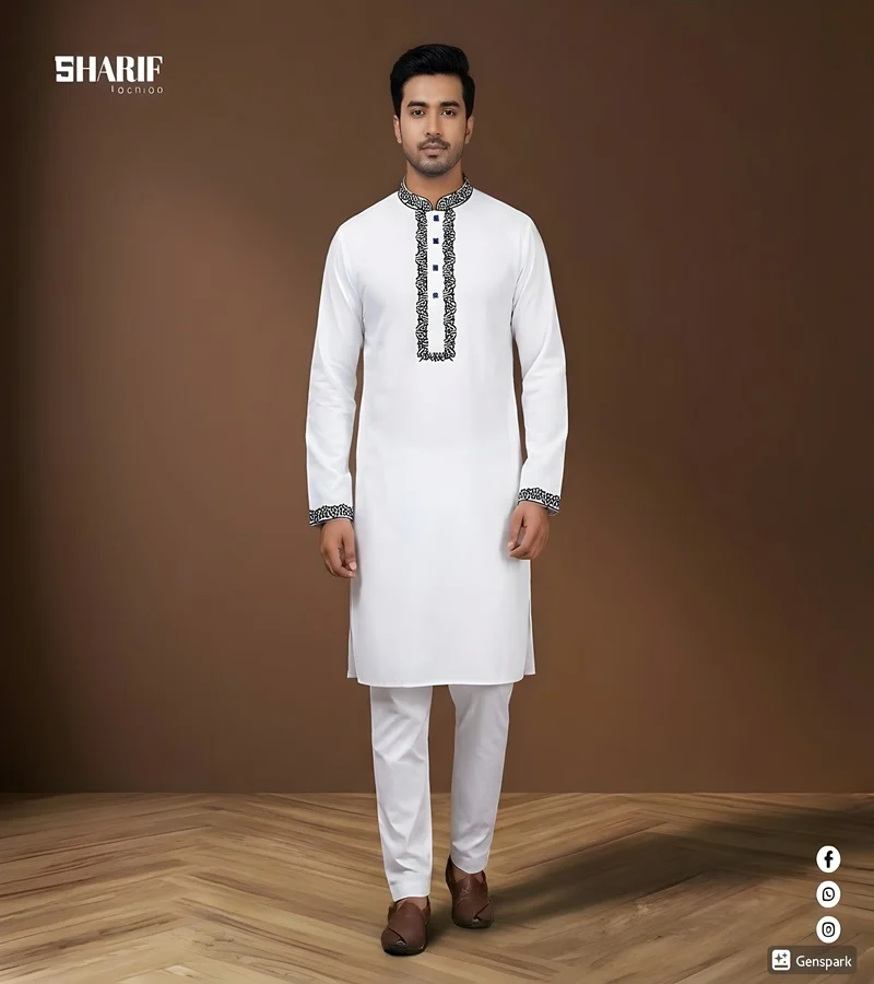 Premium Embroidery Panjabi - Image 2