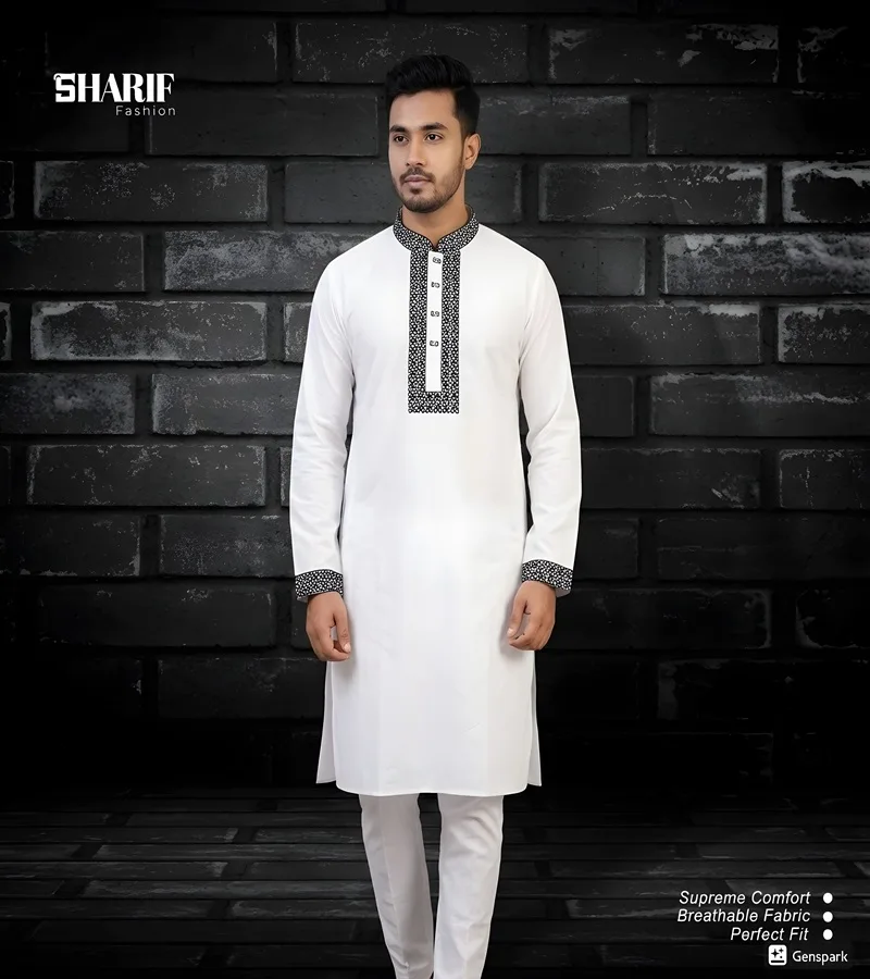 Premium Embroidery Panjabi - Image 2