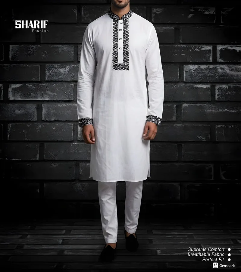 Premium Embroidery Panjabi - Image 3