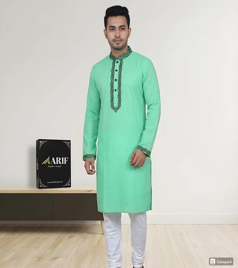 Premium Embroidery Panjabi - Image 3