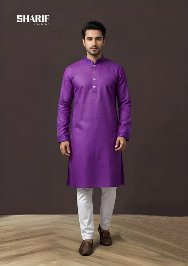 Premium Embroidery Panjabi - Image 2