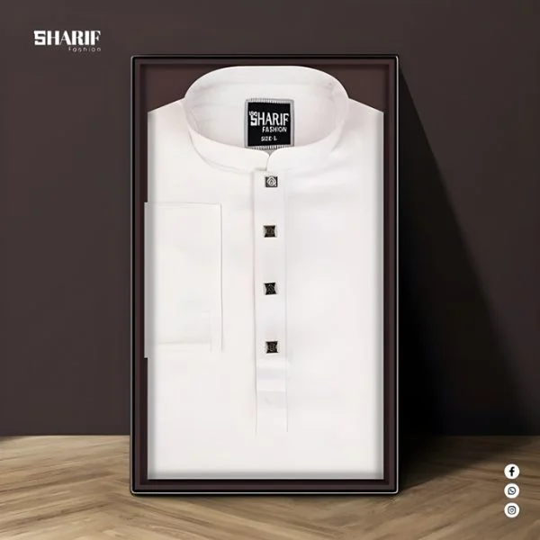 Indian Fensi White Panjabi