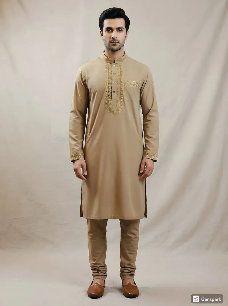 Men’s Embroidery Panjabi - Image 2